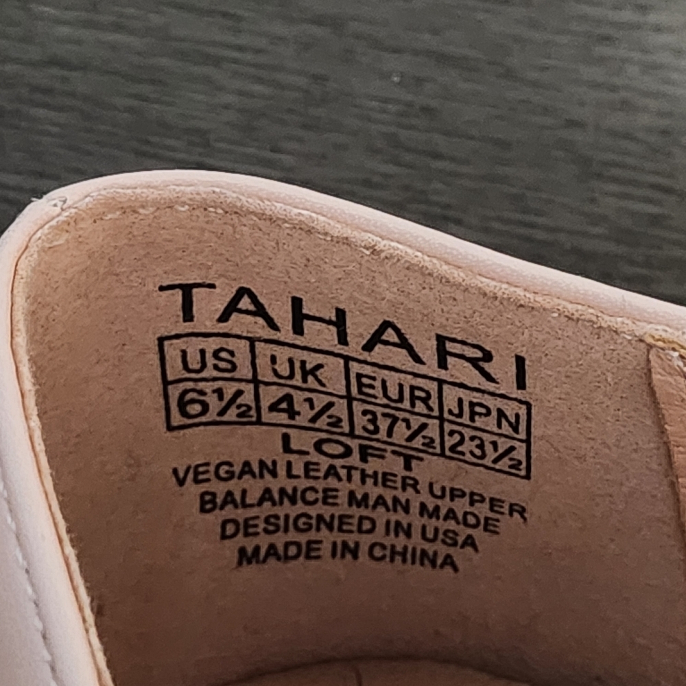 TAHARI Loft Mary Jane Flats Womens 6.5 Pink Rose Gold Coquette Balletcore Lolita - Picture 9 of 10